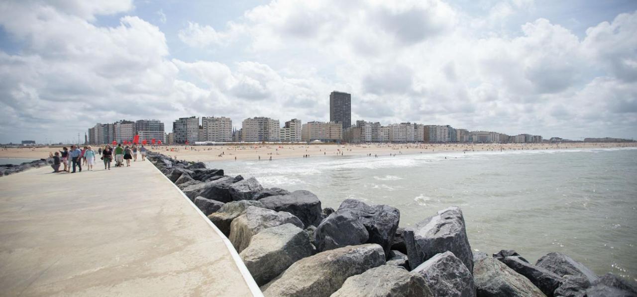 Etage 2 - Appartement In Centrum, 300M Van Zee En Gratis Parking Ostende Exteriér fotografie